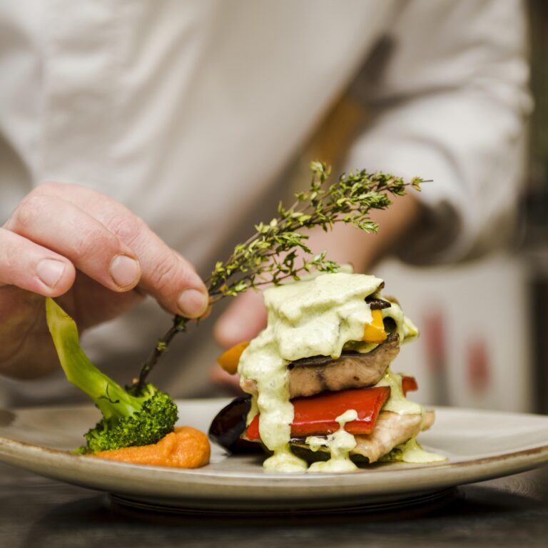 food styling tip, platng