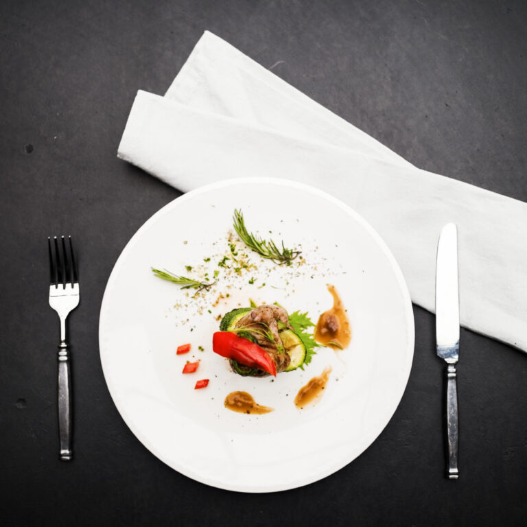 food styling tip, platng